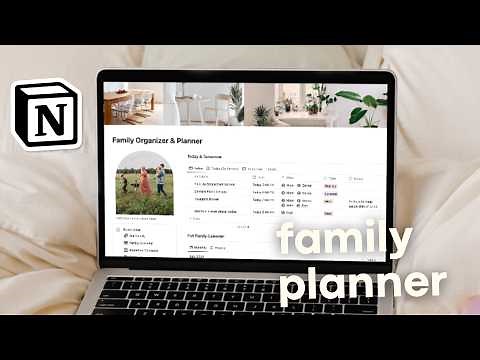 BEST Family Planner Notion Template? | All-in-One Template Tour