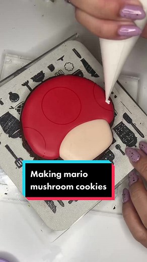 Delicious Super Mushroom Cookies for Your Mario Party