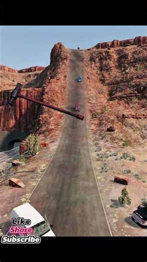 Cars vs Gian #shorts #beamngdrive #shorts #game #ff #game #bgmi #ytshorts