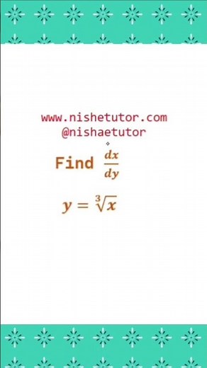 Differentiate with respect to x | Differentiation | Calculus