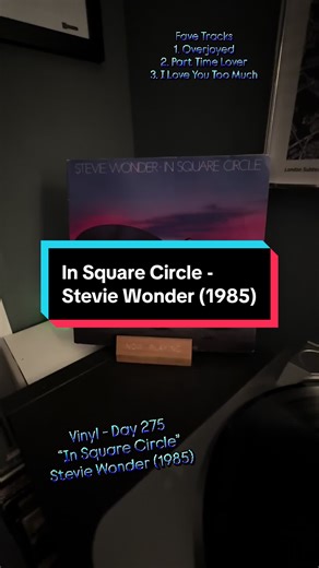 Vinyl - Day 275 “In Square Circle” Stevie Wonder (1985) In Square Circle often gets talked about as a “comeback” album for Stevie Wonder in the mid-80s, arriving after a long gap following Hotter Than July. In reality, it feels less like a triumphant return and more like a document of an artist briefly caught in the aesthetics and habits of the era he was working in. For an artist whose 1970s run practically redefined what modern soul and pop could be, In Square Circle lands as a curiously flat,
