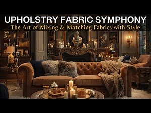 Stylish Sofa Symphony: Mastering The Art of Mixing & Matching Fabrics for Living Space Interiors