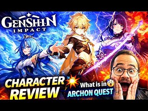 WHAT'S THIS INSANE ARCHON QUEST REVEAL 😱 NEW CHARACTER REVIEW 💥GENSHIN IMPACT LIVE 🔴