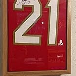 Americanflat 8x9 Championship Ring Display Case with Lock and Key - Hold 9 Rings - Black Ring Case for Jewelry Display with Shatter-Resistant Glass - Freestanding or Wall-Mounted Displays for Rings