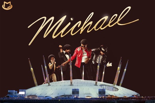 "Michael" huge promo display at the O2 London - MJVibe