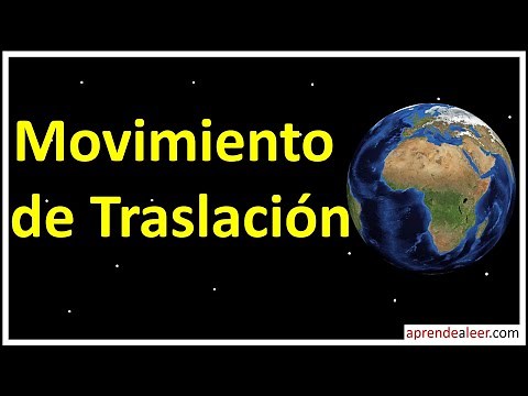 Movimiento de traslacion de la tierra para niños de primaria