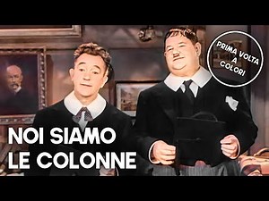 Noi siamo le colonne | Stanlio e Ollio | a Colori | Film completo in italiano
