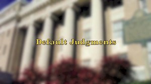 5 - Default Judgements