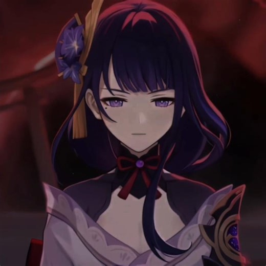 In the Almighty shogun we TRUST...💜👤 - genshin impact Raiden shogun edit (poster boy)