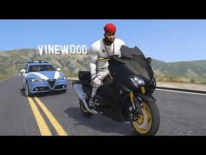 THEY'RE SEIZING MY TMAX...I MUST STOP THEM GTA 5 MOD GANGSTER LIFE