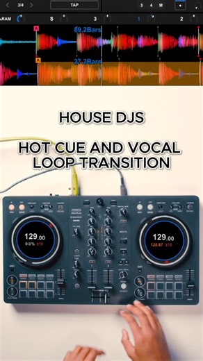 Crossfader | Struggling to make your transitions more interesting?⁠ This is a simple but effective way to transition using hot cues + a vocal loop.⁠ ⁠... | Instagram