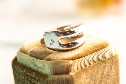 Fork Tine Ring • Handmade • Authentic Vintage Silverplate Silverware • Recycled Fork • Hand Stamped Ring • Double Ring • Boho • Gift for Her - Etsy