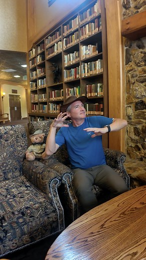 Stepping back in time at this Rough Riders Hotel, a historic hotel in Medora, ND, with the majestic Badlands as our backdrop—every corner tells a story from the old cowboy days. Medora, ND Travel North Dakota #JoelTravel #NoBarriers #DeafNation #Deaf #Medora #MedoraND #NorthDakota #USA #MedoraMagic #HistoricVibes #Badlands | Joel Barish