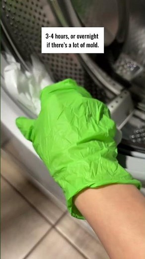Washing Machine Cleaning Hack – Remove Mold from Gasket Easily✅