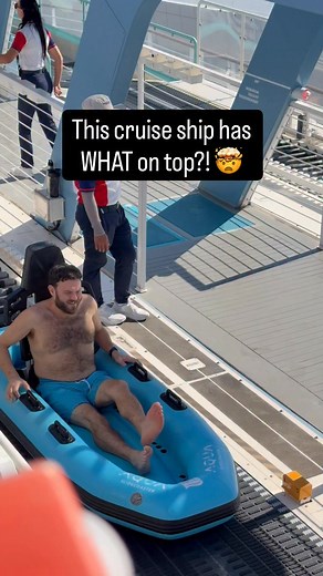 The Norwegian Aqua’s slide coaster is unlike anything you’ve seen on a cruise ship. Watch this. #vacationsbymark #nclaqua #cruising #mvp | Mark T Ambrose