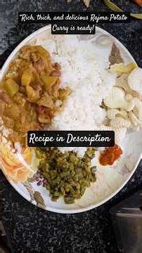 #RajmaAloo #KidneyBeansCurry🧑‍🍳