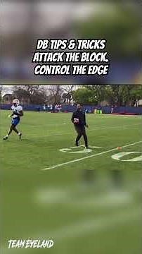 Top 3 Football Drills for DEFENSIVE BACKS to Master Outside Contain
