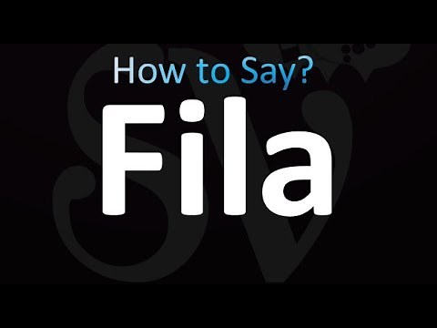 How to Pronounce Fila (correctly!)