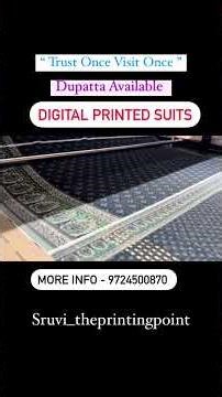 #digitalprinting Digital Printing on Fabric | Surat Textile Market Manufacturer 38