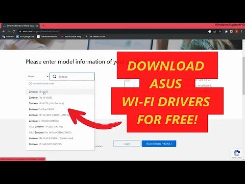 How to Install ASUS Wi-Fi Driver On Windows 11/10/8/7 | Fix WiFi Driver Missing In ASUS LAPTOP / PC