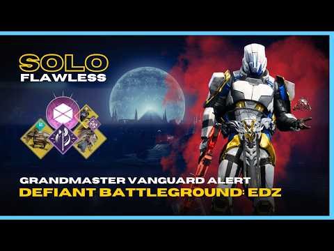 Electrified Shield Throw & Anarchy on Titan - Solo GM "Defiant Battleground: EDZ" - Destiny 2