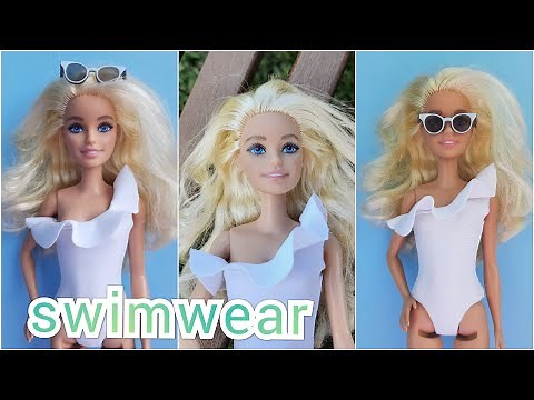 Swimsuit For Barbie DIY + FREE PATTERN