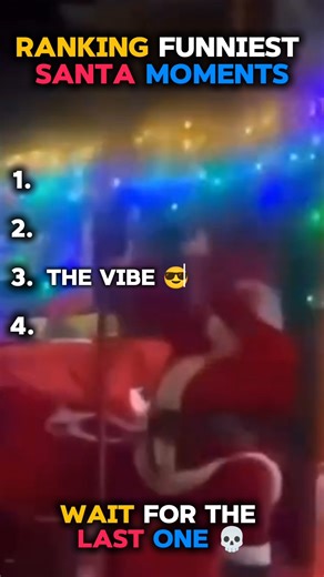 Ranking the FUNNIEST Santa Moments 🎅 #Shorts #funny
