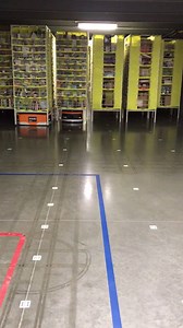 6.1K views · 148 reactions | We're at Amazon.com's Seattle fulfillment center and wanted to give you a peek behind the scenes. The facility is over one million square feet and is one of 75 similar ones in the U.S. These robots are moving Amazon's goods around as they get ready to be shipped. | Recode | Facebook