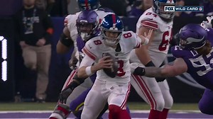 Daniel Jones - the first player to ever total 300 pass yards, 2 passing TDs and 70 rushing yards in an NFL playoff game. 🔥 | NFL