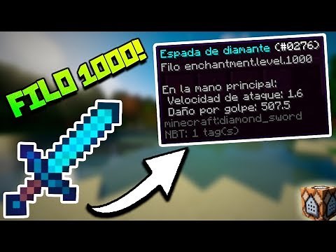 Minecraft | Como CONSEGUIR una ESPADA con 10 000 de FILO! **EPICO** | SIN MODS 1.12+