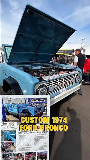 Fully Custom 1974 Ford Bronco! SOLD at BARRETT-JACKSON! #fordbronco #restomod #classic4x4