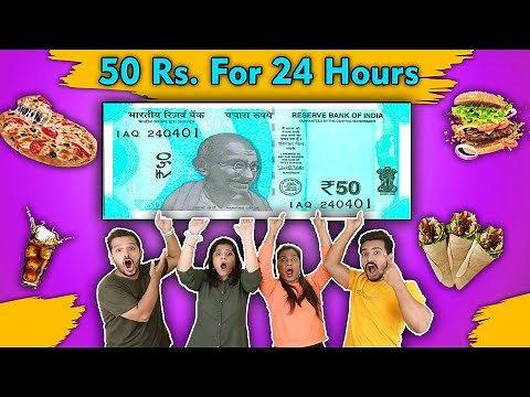 Living On 50 Rs. For 24 Hours Challenge | Hungry Birds Challenge