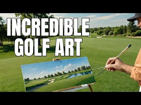 Artist Paints the World's Top Golf Courses: You Won't Believe Where!