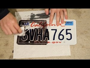 Removing Veil G5 from a license plate