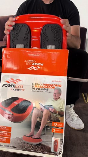 Descubre el poder de Power Legs: masajeador 2 en 1 para piernas