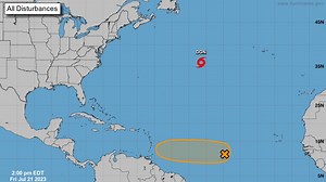 National Hurricane Center tracking Invest 95L. Tropical depression possible in coming days