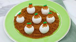 Learn how to make these Carrot Cake Balls from scratch! 🥕🍰 Watch full video on YouTube.com/RosannaPansino | Rosanna Pansino