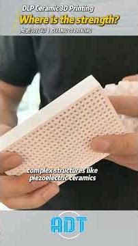 What are the advantages of DLP ceramic 3D printing? #ceramic3dprinting #3dprinting
