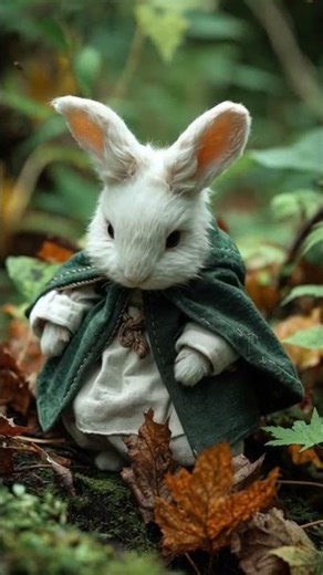 # The cute bunny pickup the leaf 🌿 #youtubeshorts #viral🤌☺️☺️