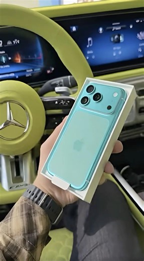 iPhone New Green Color First Look 🔥 Luxury Unboxing #shorts #iphone #apple