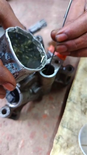 1.8K views | AC Compressor oil refill #ac #compressor #oil #mechanic #automotive #automobile #engineer #fblifestyle #viralreelschallenge | Hybrid Repair Service & Car A.C Service | Facebook