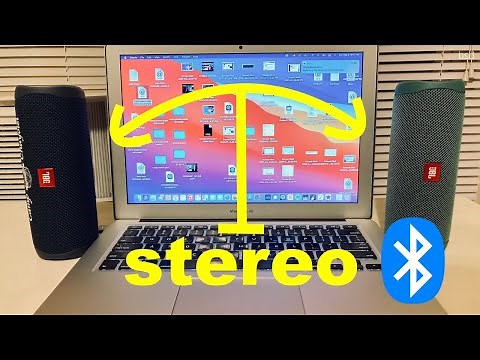 how to CONNECT TWO BLUETOOTH SPEAKERS WITH STEREO ON MAC