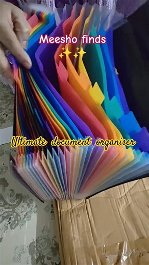 Expandable File Organizer| Perfect for Documents & Paperwork #shorts #unboxing #documents #ytshorts