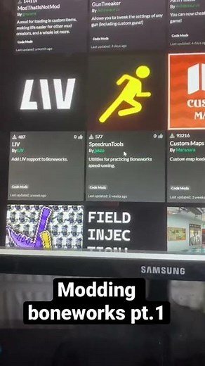 Modding boneworks pt.1 #boneworks #shorts