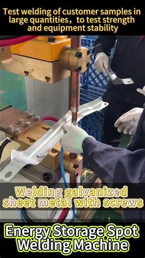 Stress Test: Mass Welding Galvanized Sheets & Screws