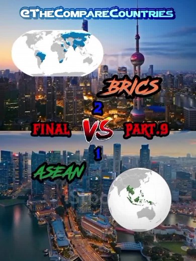 BRICS VS ASEAN: China 🇨🇳 VS Singapore 🇸🇬, UAE 🇦🇪 VS Singapore 🇸🇬