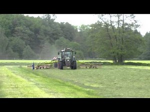 Fendt 512 C m. 4-Kreiselschwader