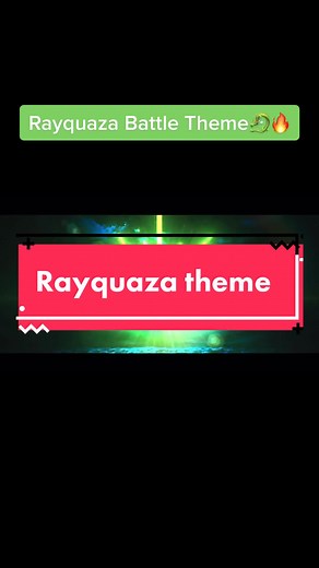 Rayquaza Theme Pokemon Video