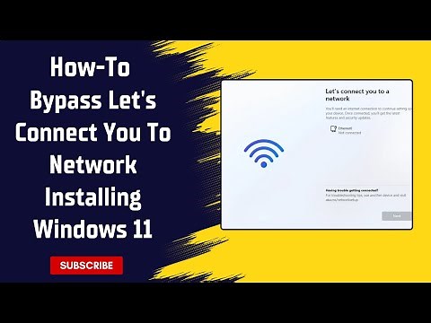 How To Bypass Let's Connect You To a Network When Installing Windows 11