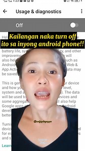 2.2K reactions · 849 shares | Kailangan naka turn-off ito sa inyong android phone!! #fypシ゚viral #fyp #adsonreels #marketingdigital #marketing #digitalmarketing #digital #socialmedia #media #fbreels #viralreels #reelsfb #reelsviral #trendingreels #foryoupage #foryou | Merly Joy Diez Yongque | Facebook